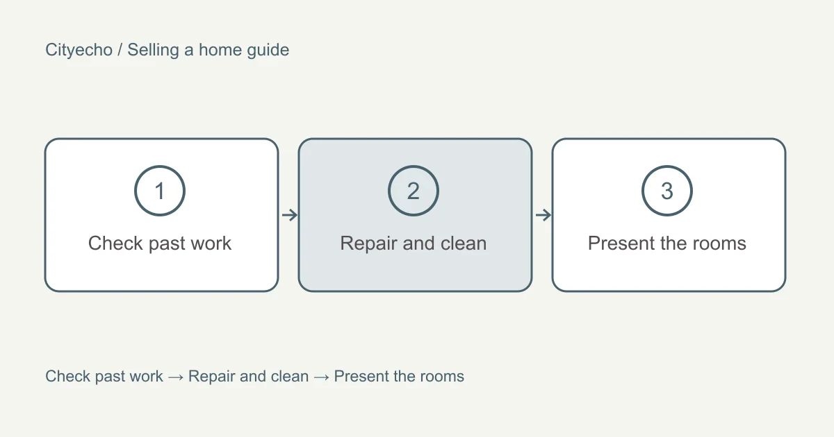 Preparing a home for sale: a visual checklist